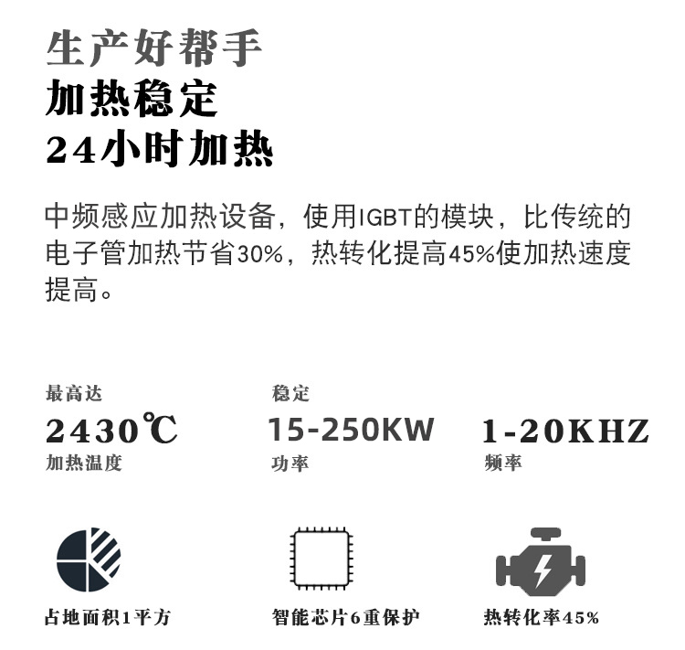 中頻感應(yīng)加熱設(shè)備HTM-90AB 90KW中頻淬火機(jī)(圖4)
