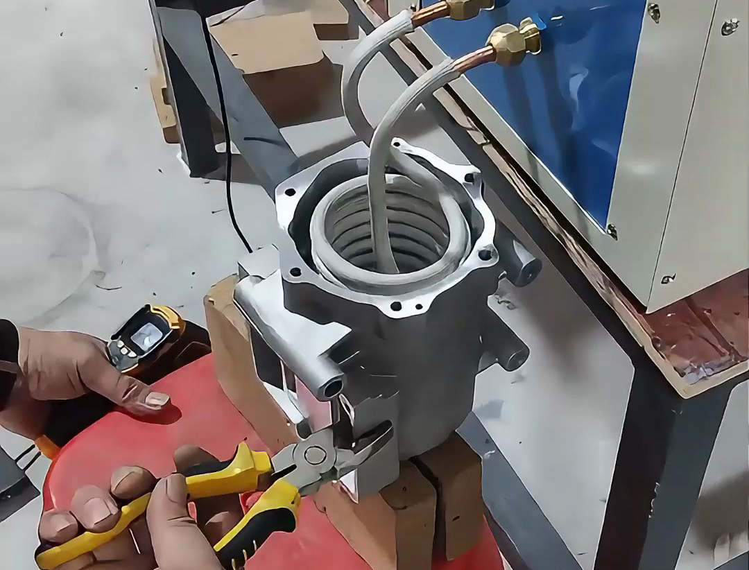 電機(jī)鋁殼高頻加熱熱裝配：轉(zhuǎn)子與殼體的高效精密結(jié)合(圖3)